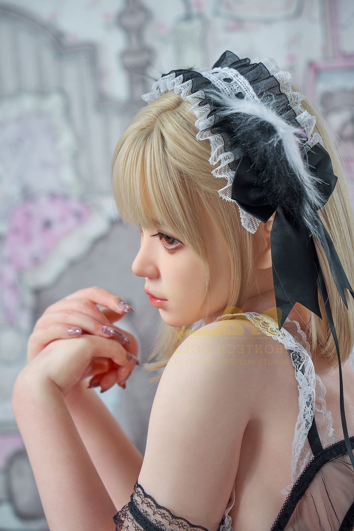 161cm/5ft3 F-cup Blonde Full Silicone Sex Doll – T3 Irontech