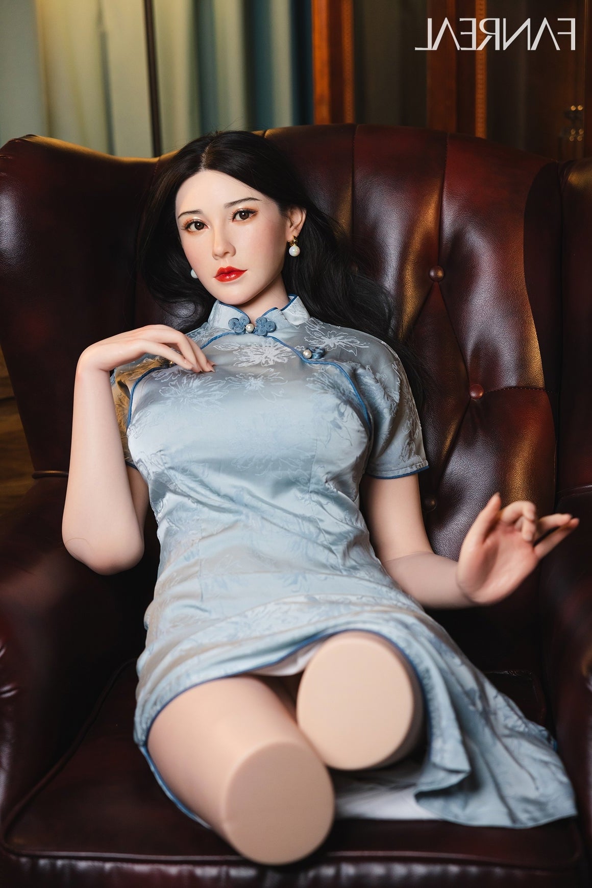 109cm/3ft7 F-cup Fair Skin Silicone Torso Sex Doll – Vivi Fanreal – View 2 | SexDolla