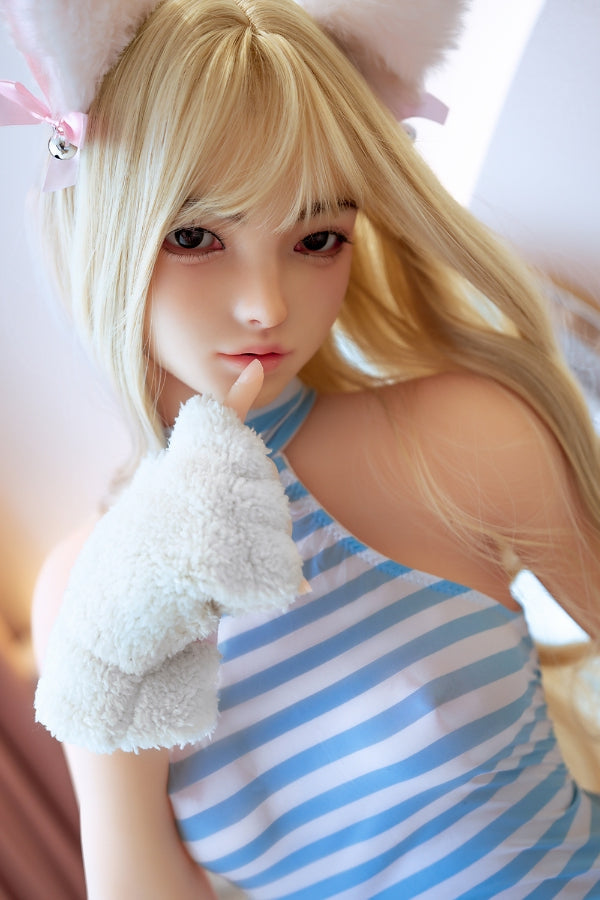 158cm/5ft2 A-Cup Silicone Head Chinese Sex Doll - #214 6ye
