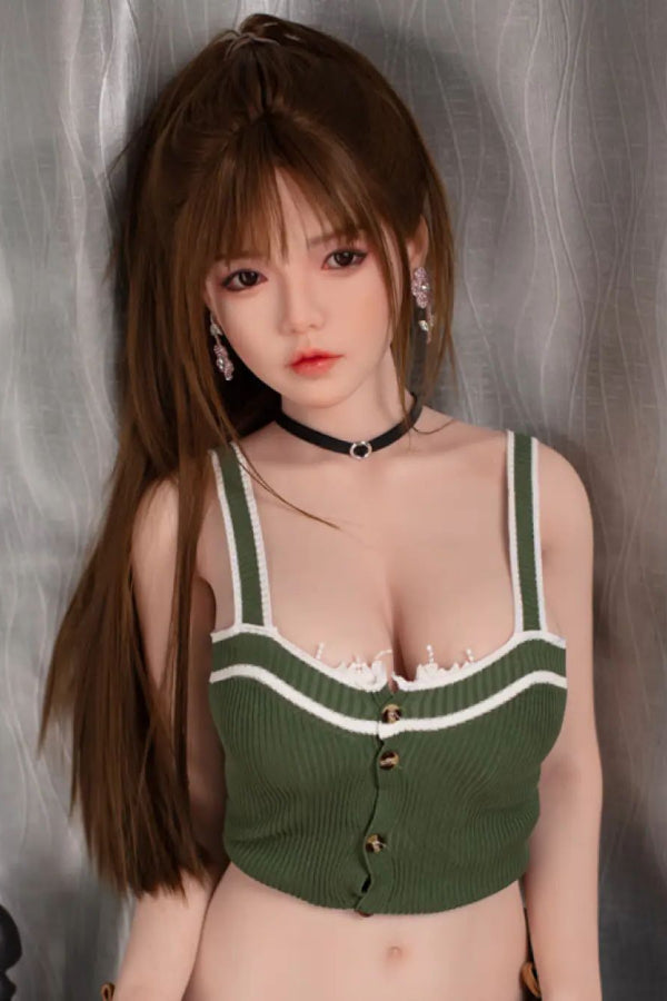 160cm/5ft3 D-cup Silicone Head Sex Doll - A25 JX