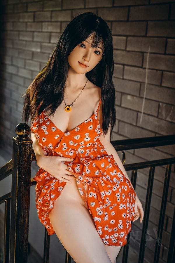 158cm/5ft2 D-cup Big Breast Silicone Sex Doll - Sayuri Jiusheng