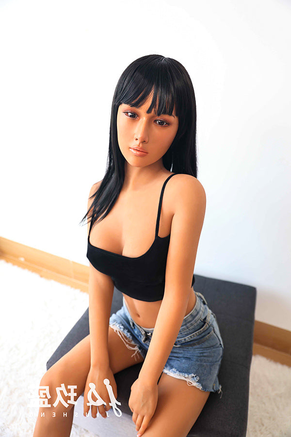 163cm/5ft4 F-cup Silicone Head Sex Doll - #1 Amy Jiusheng