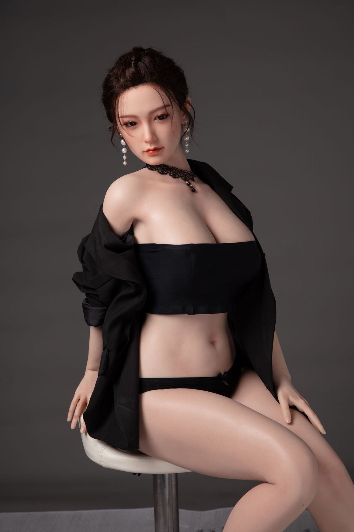 US In Stock - 170cm/5ft7 Japanese D-cup Silicone Head Sex Doll - Asa JX