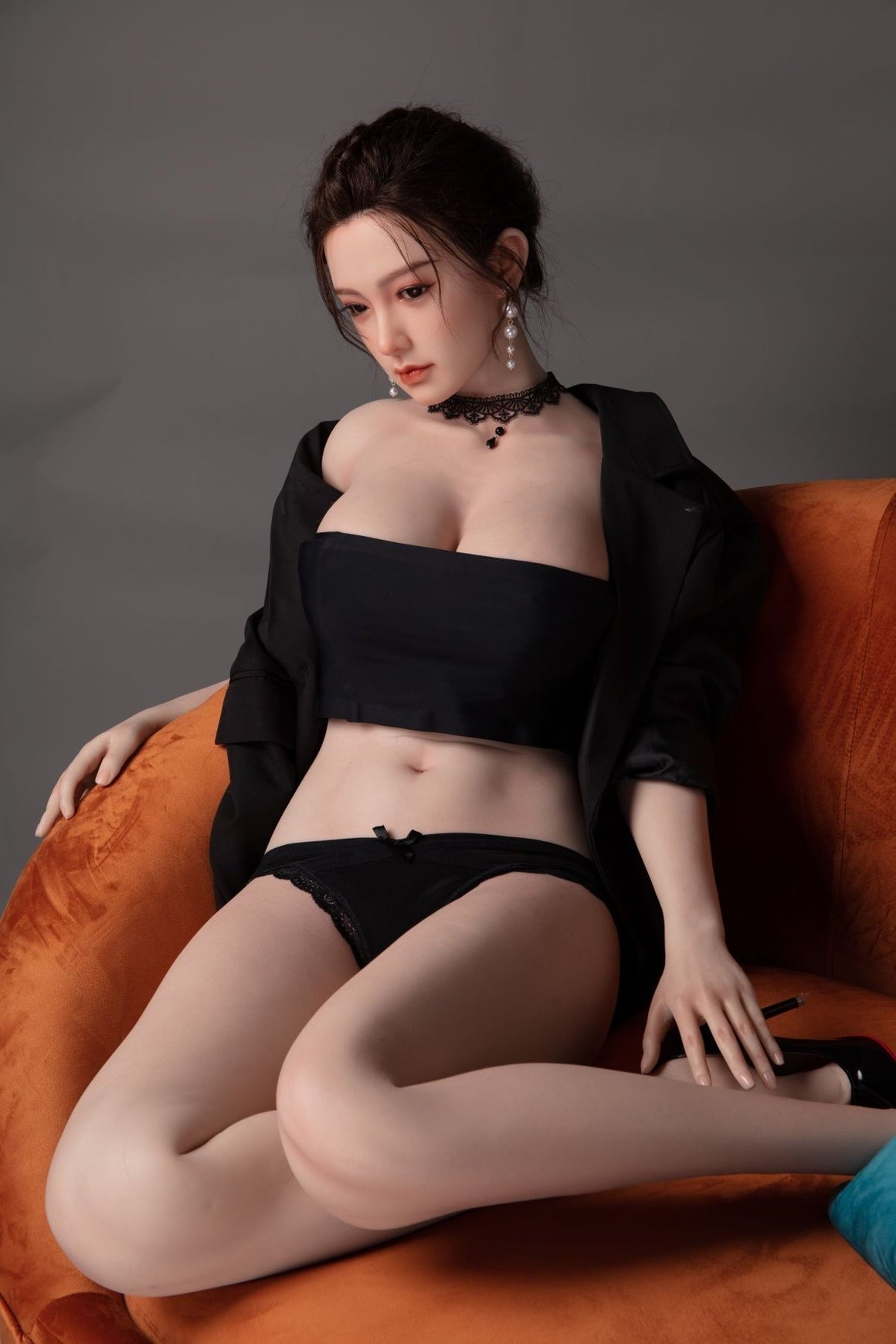 US In Stock - 170cm/5ft7 Japanese D-cup Silicone Head Sex Doll - Asa JX