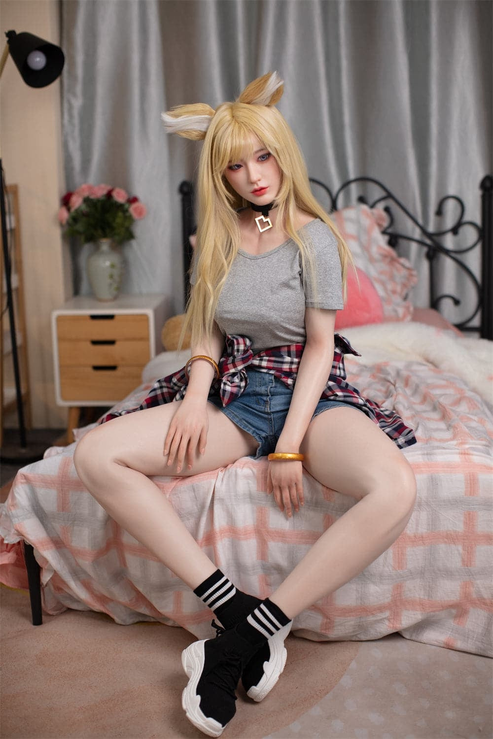US In Stock - 171cm/5ft7 D-cup Korean Silicone Head Sex Doll – Lia Starpery