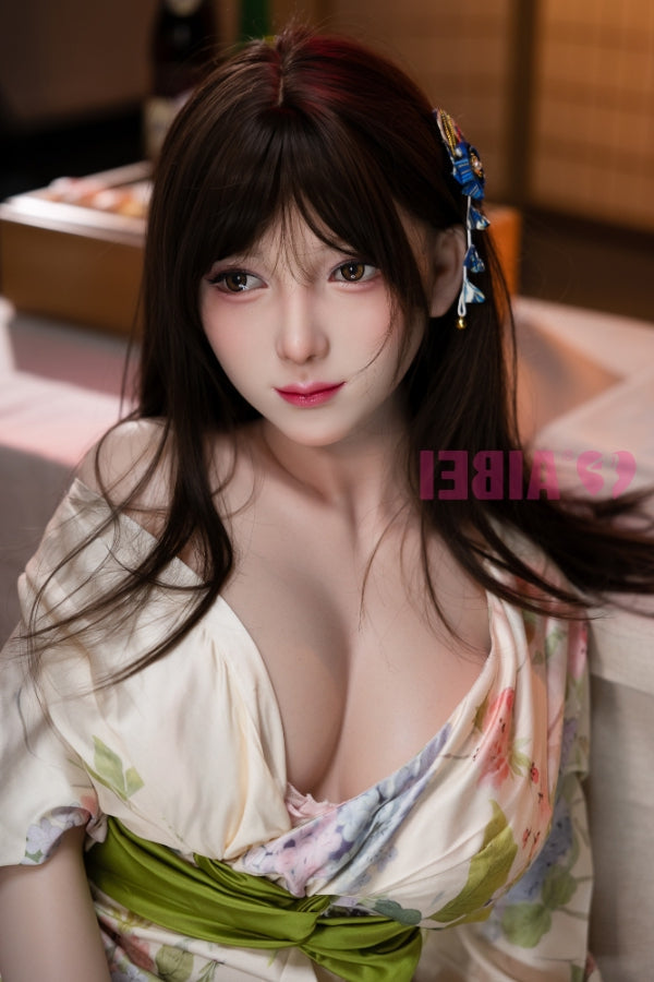 US In Stock - 167cm/5ft6 E-Cup Big Breast Silicone Sex Doll #AB17 Aibei