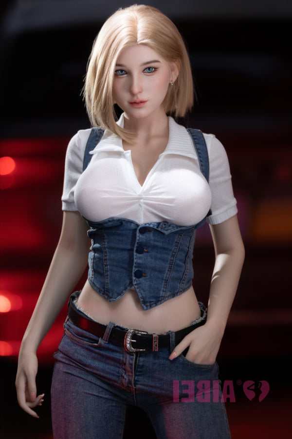 US In Stock - 167cm/5ft6 E-Cup Big Breast Silicone Sex Doll #AB12 Aibei