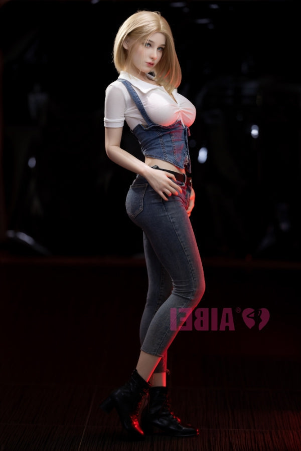 US In Stock - 167cm/5ft6 E-Cup Big Breast Silicone Sex Doll #AB12 Aibei