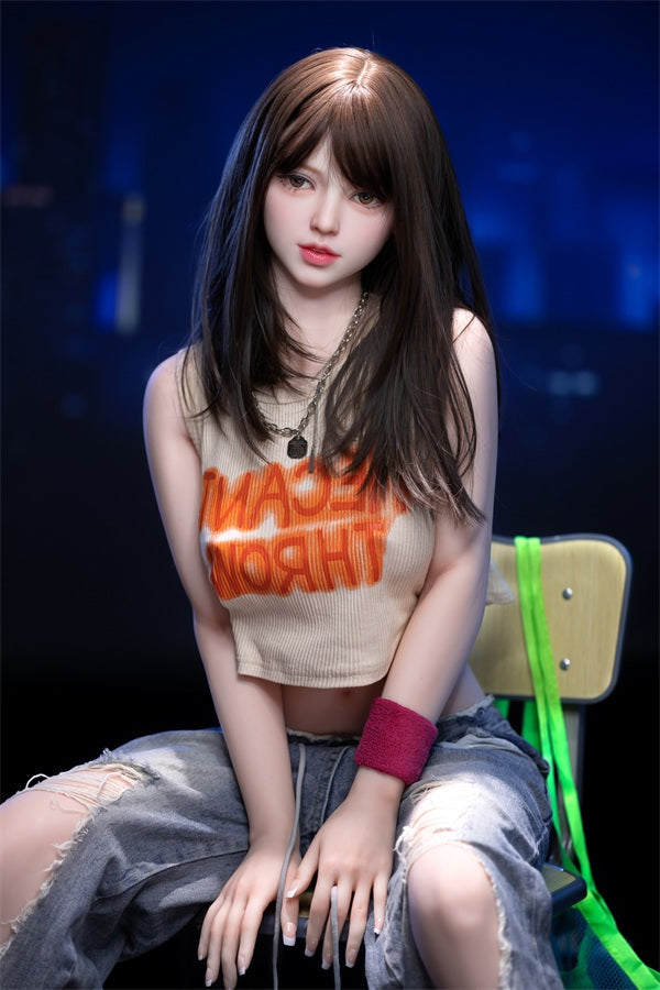 US In Stock - 157cm/5ft2 Medium Boobs Cute Asian Sex Doll - Lilian E-cup TPE Aibei