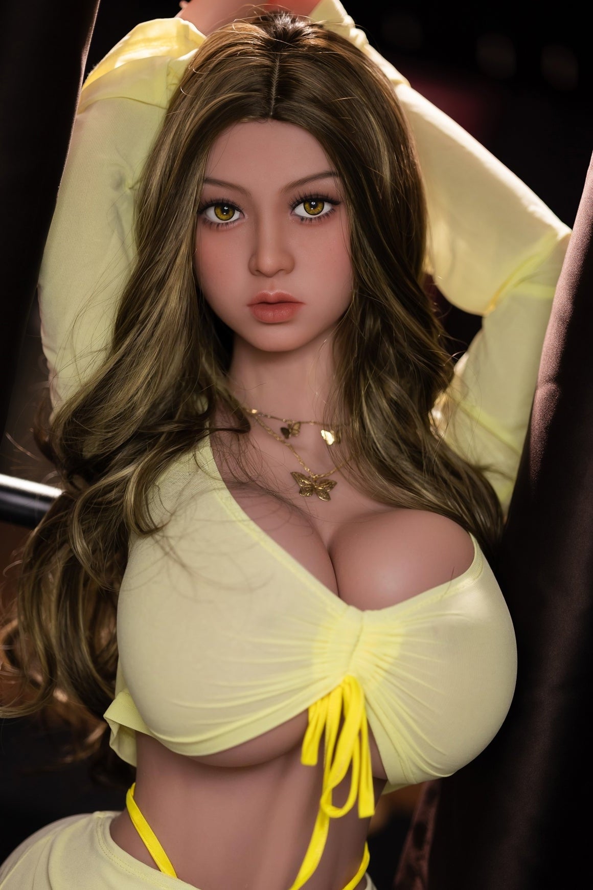 EU In Stock - 153cm/5ft M-cup Huge Boobs Chubby Sex Doll #221 TPE Aibei