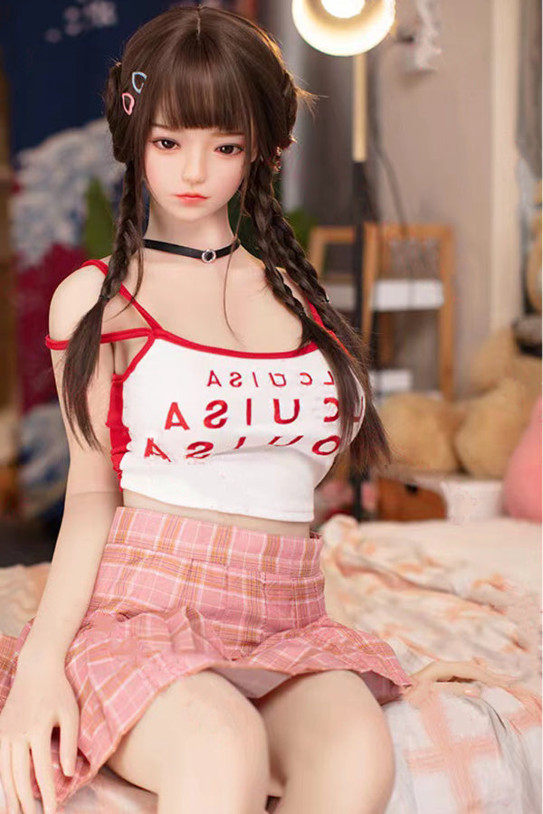 150cm/4ft11 D-cup Silicone Head Sex Doll - A6 Yui JX