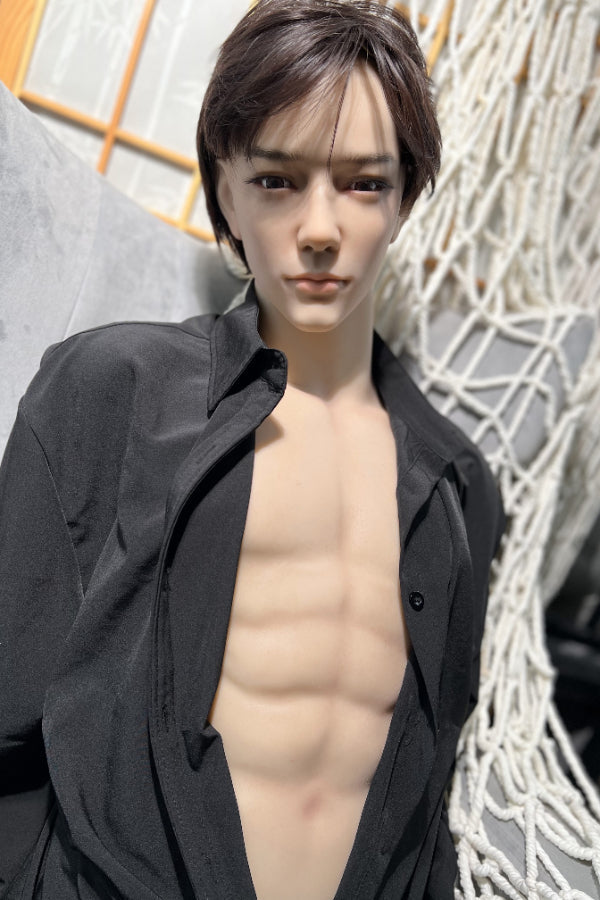 Muscular Silicone Head Male Sex Doll Torso - Kirin Realing