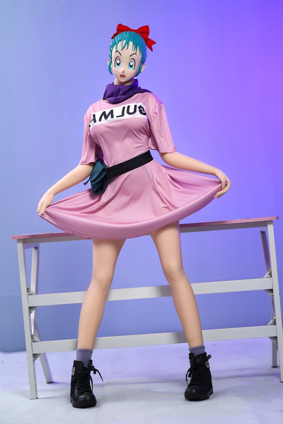 158cm/5ft2 D-cup Anime Dragon Ball Character Bulma TPE Sex Doll Betterlovedoll