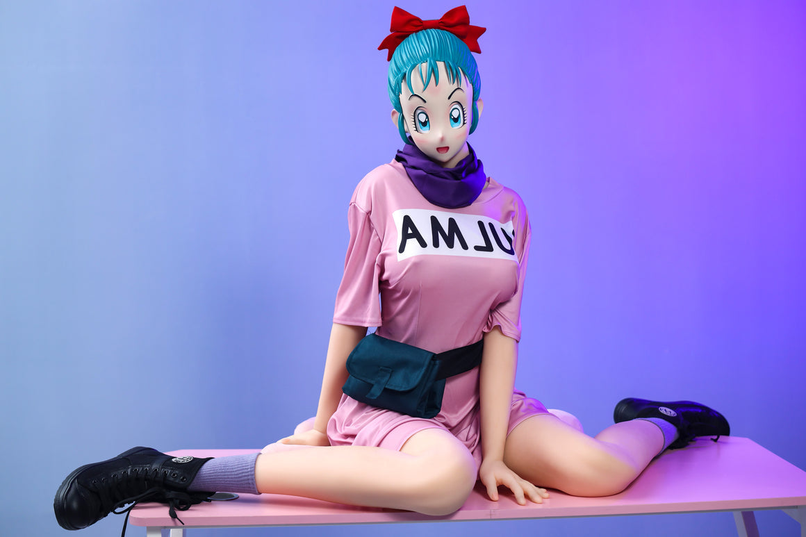 158cm/5ft2 D-cup Anime Dragon Ball Character Bulma TPE Sex Doll Betterlovedoll