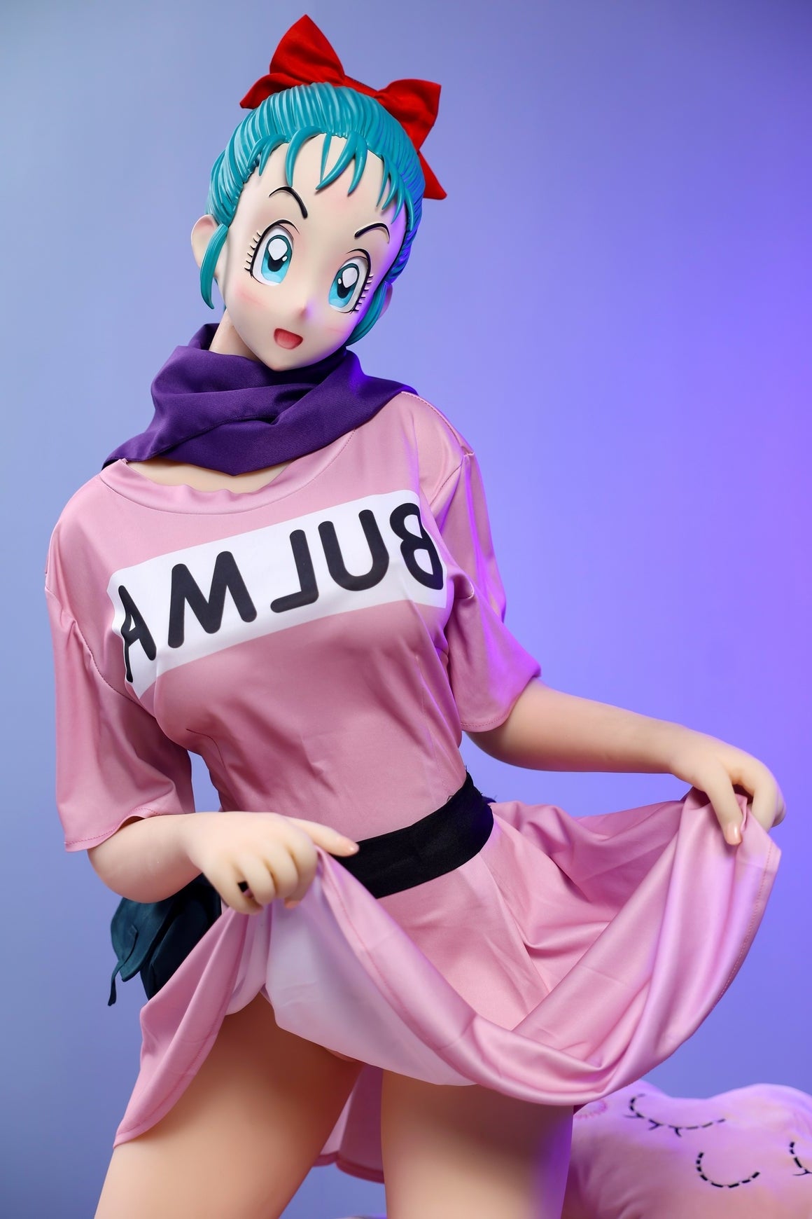 158cm/5ft2 D-cup Anime Dragon Ball Character Bulma TPE Sex Doll Betterlovedoll