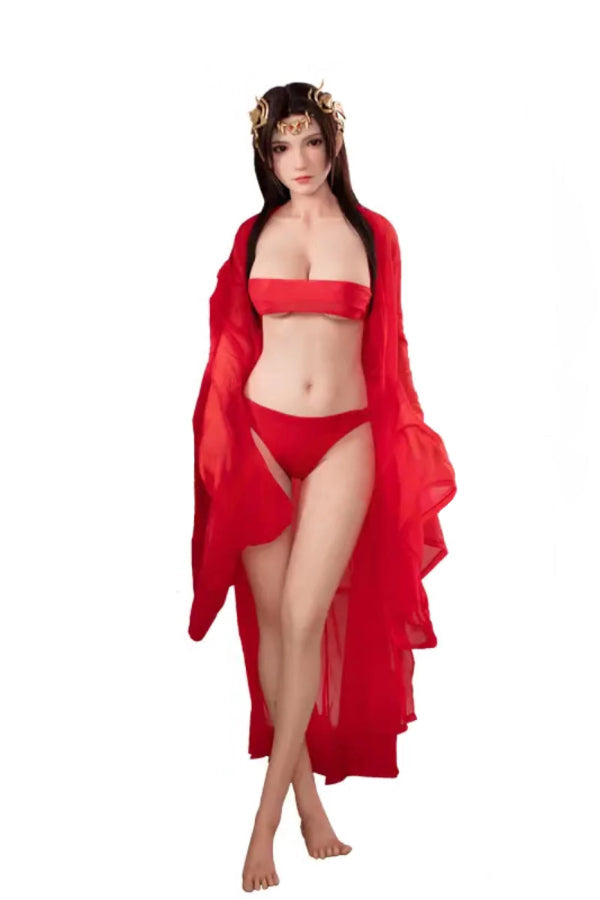 US In Stock - 160cm/5ft3 D-cup Silicone Head Sex Doll A11S - Tifa JX