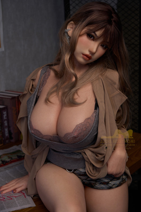 US In Stock - 160cm/5ft3 I-Cup Silicone Love Doll with S20 Head Big Bo Torso Irontech