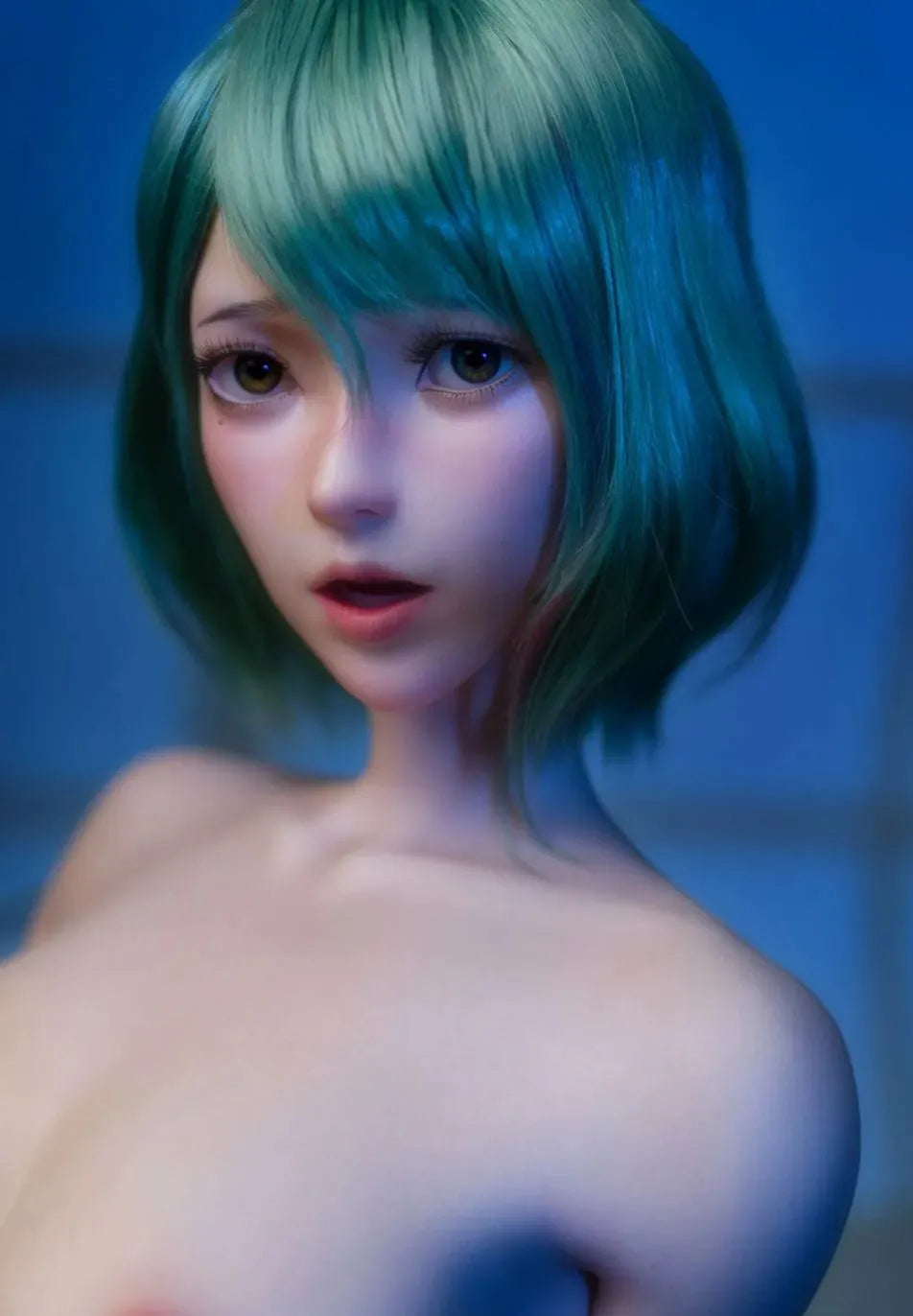 ZELEX? Miko 172cm(5.6') GE57ZM# F-Breasts Full Silicone With Movable Jaw(NO.2749)