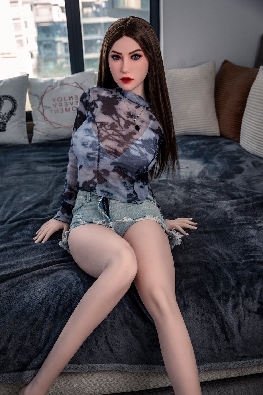 US In Stock - 160cm/5ft3 D-cup TPE Asian Sex Doll - C9 Galaxy Doll