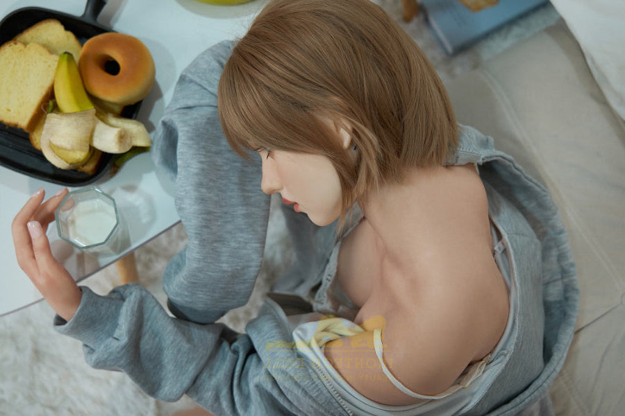 Us In Stock 166cm 5ft5 D Cup Tomboy Sex Doll Short Hair Silicone Sex Doll S45 Tina - Torso Irontech