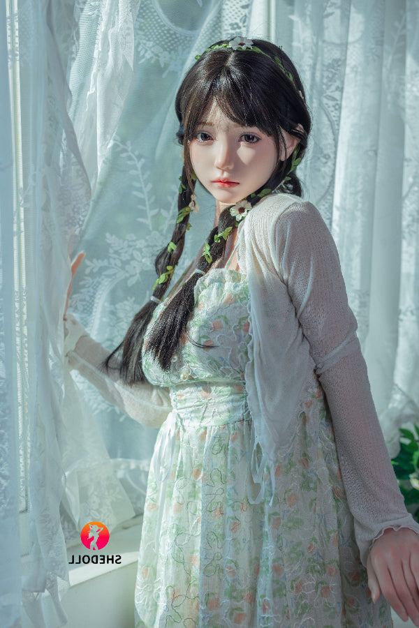 158cm/5ft C-cup Silicone Head Sex Doll - Qingning SHEDOLL