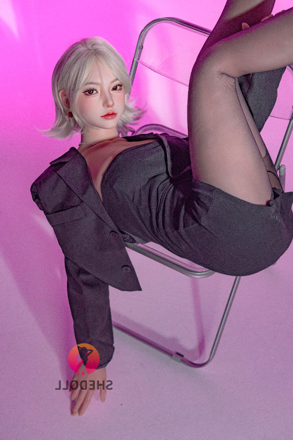 168cm/5ft8 D-cup Silicone Head Sex Doll - Bailu SHEDOLL