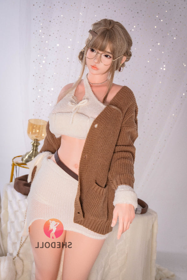 170cm/5ft7 E-cup Silicone Head Sex Doll - April SHEDOLL