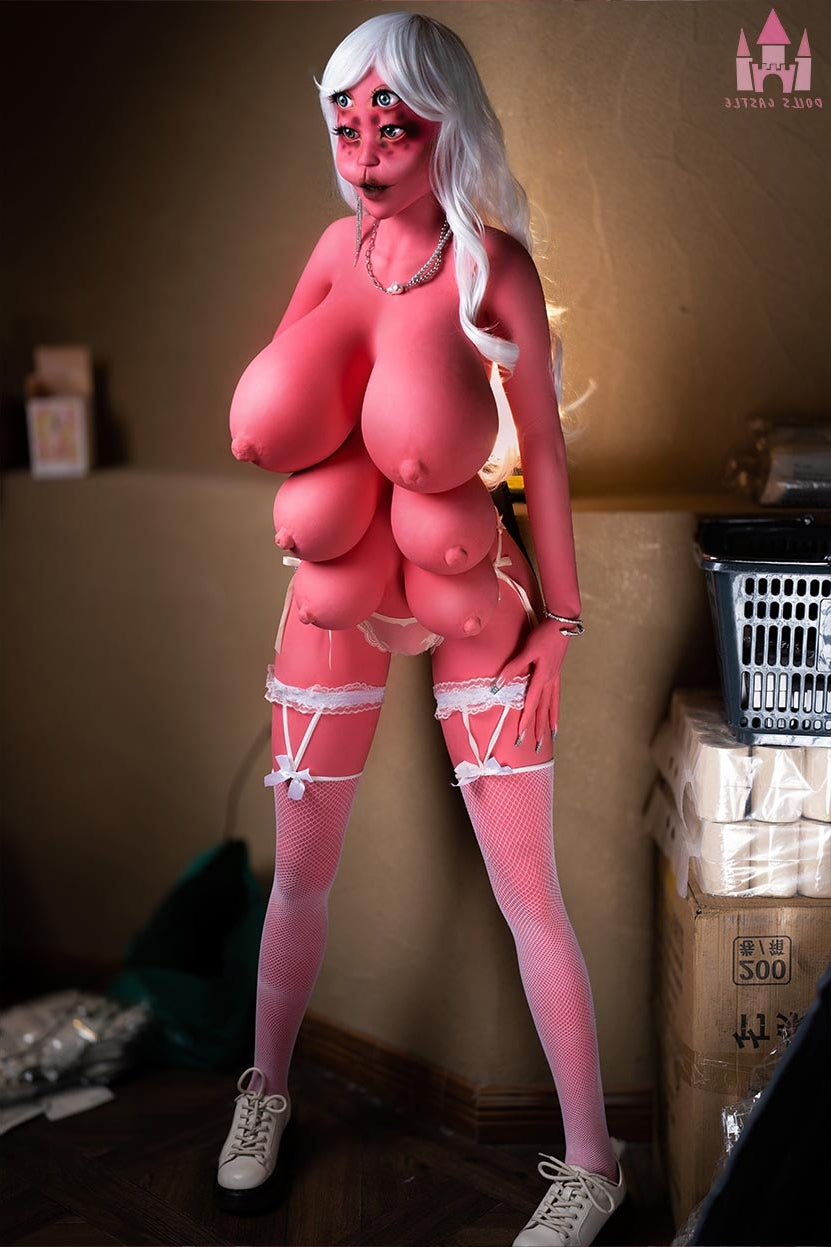 Us In Stock 162cm 5ft4 P Cup Pink Skin Hentai Demon Sex Doll A15 Carol - I-cup Torso TPE Dolls Castle