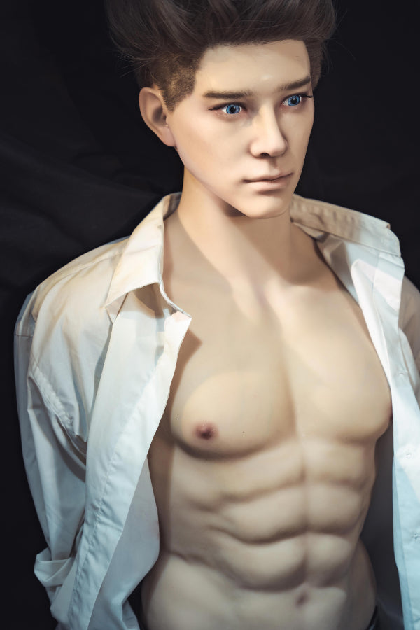 Muscular Silicone Head Male Sex Doll Torso - Ronin Realing