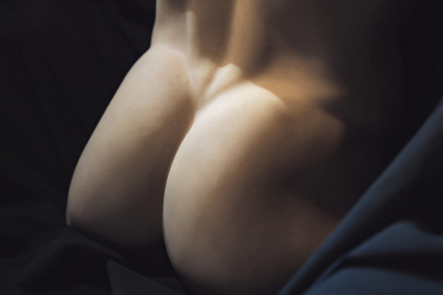 Muscular Silicone Head Male Sex Doll Torso - Leonardo Realing