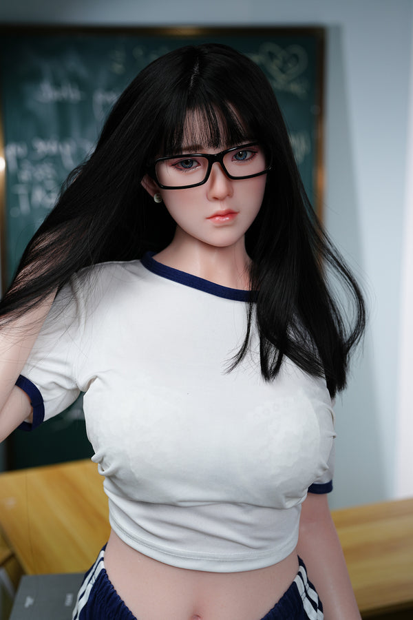 EU In Stock - 160cm/5ft3 D-cup Silicone Head Chinese Sex Doll - C36S JX