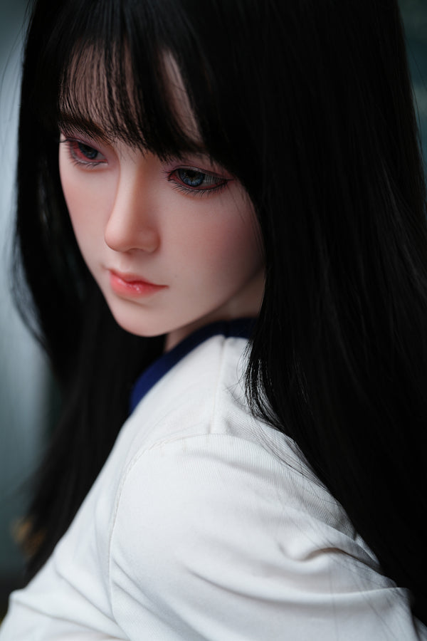 EU In Stock - 160cm/5ft3 D-cup Silicone Head Chinese Sex Doll - C36S JX
