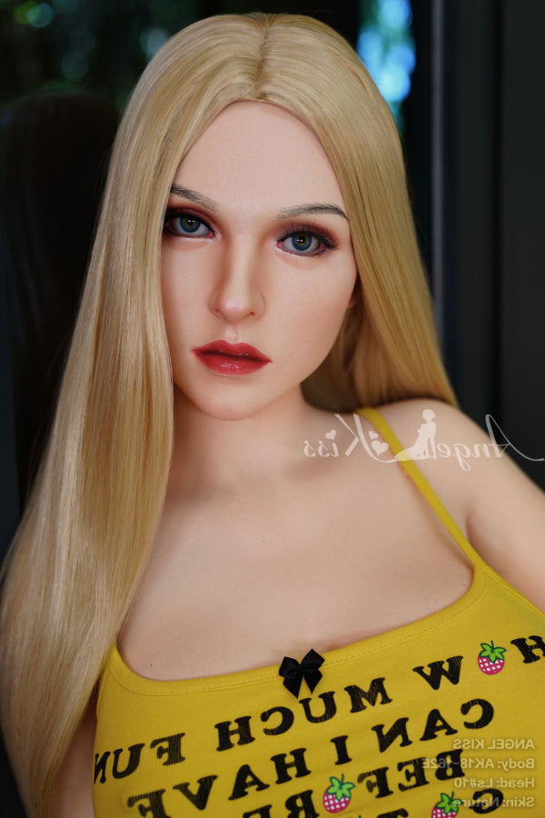162cm/5ft4 E-cup Big Boobs Blonde Silicone Sex Doll – LS10 Angelkiss
