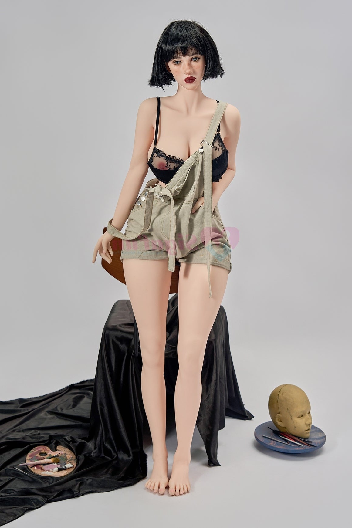 US In Stock - 164cm/5ft5 H-Cup Silicone Head Sex Doll SG2 - Cecily Nat Torso Sigafun