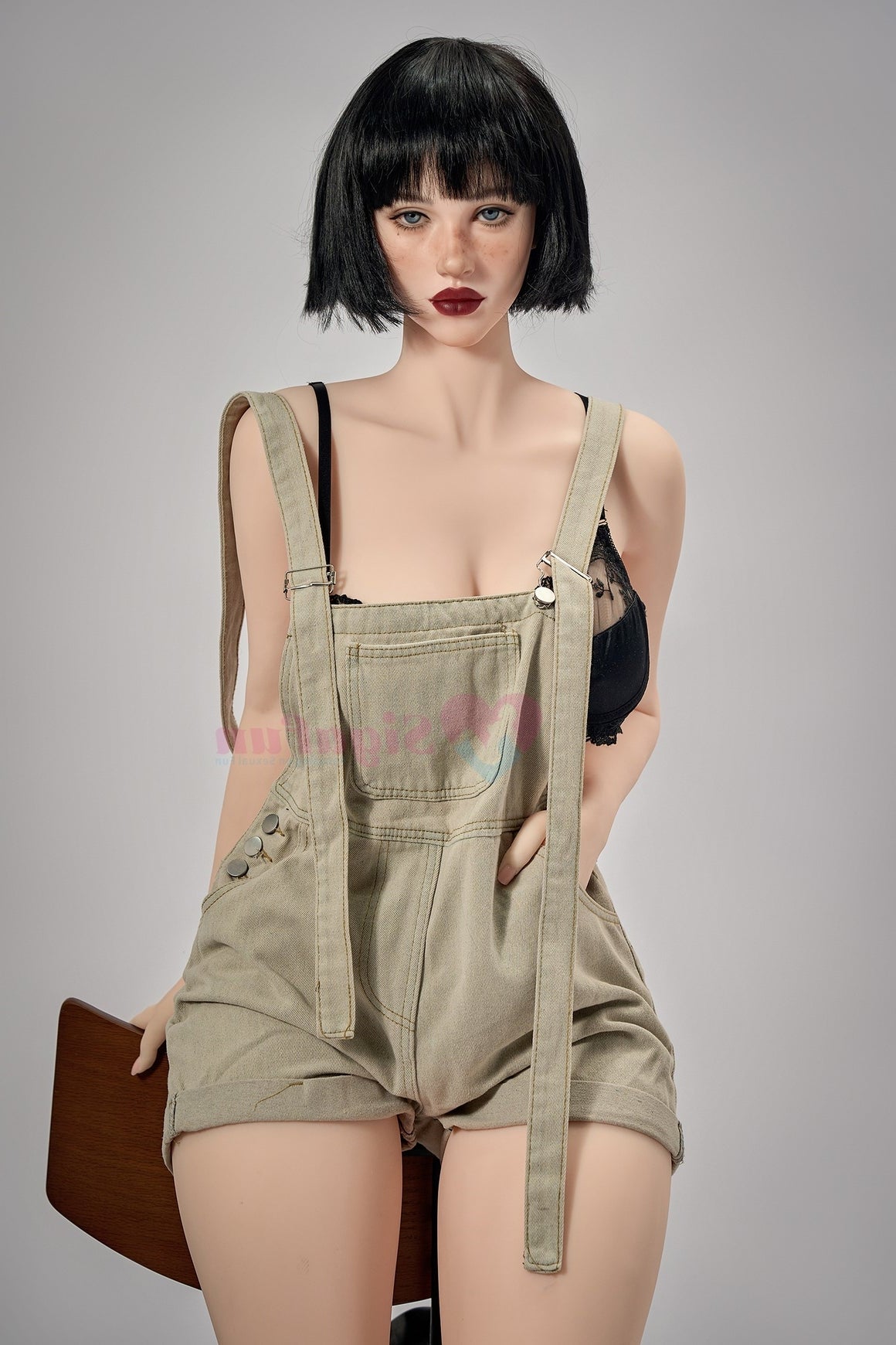 US In Stock - 164cm/5ft5 H-Cup Silicone Head Sex Doll SG2 - Cecily Nat Torso Sigafun
