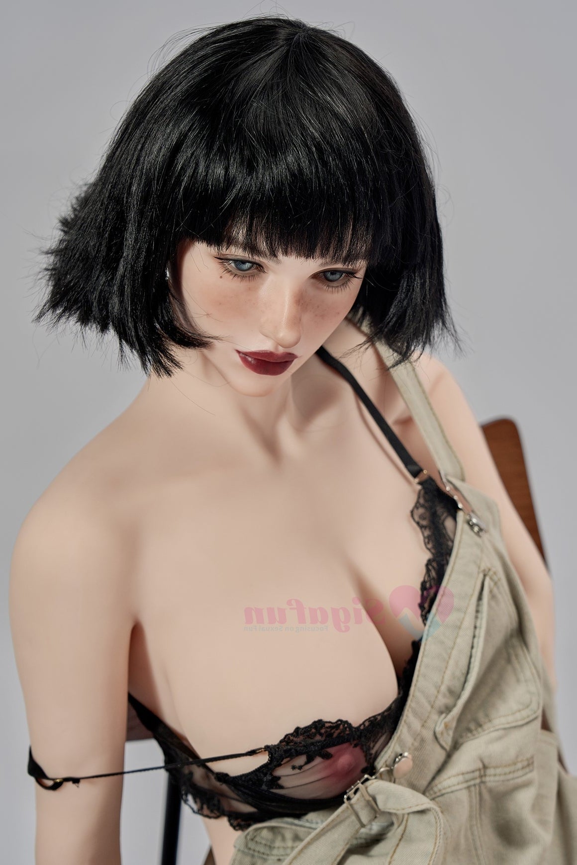 US In Stock - 164cm/5ft5 H-Cup Silicone Head Sex Doll SG2 - Cecily Nat Torso Sigafun