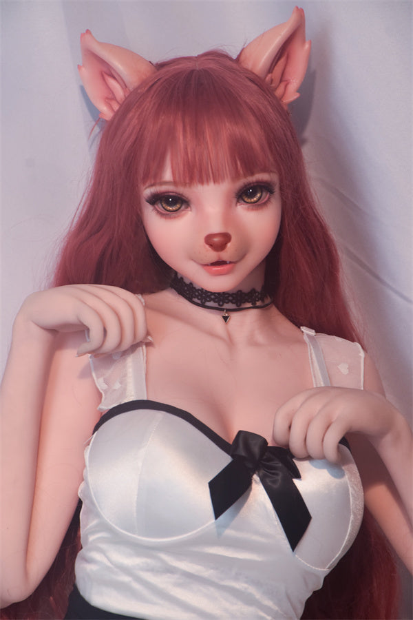 150cm/4ft11 Fox Anime Silicone Furry Hentai Sex Doll - Kateda Koharu ElsaBabe