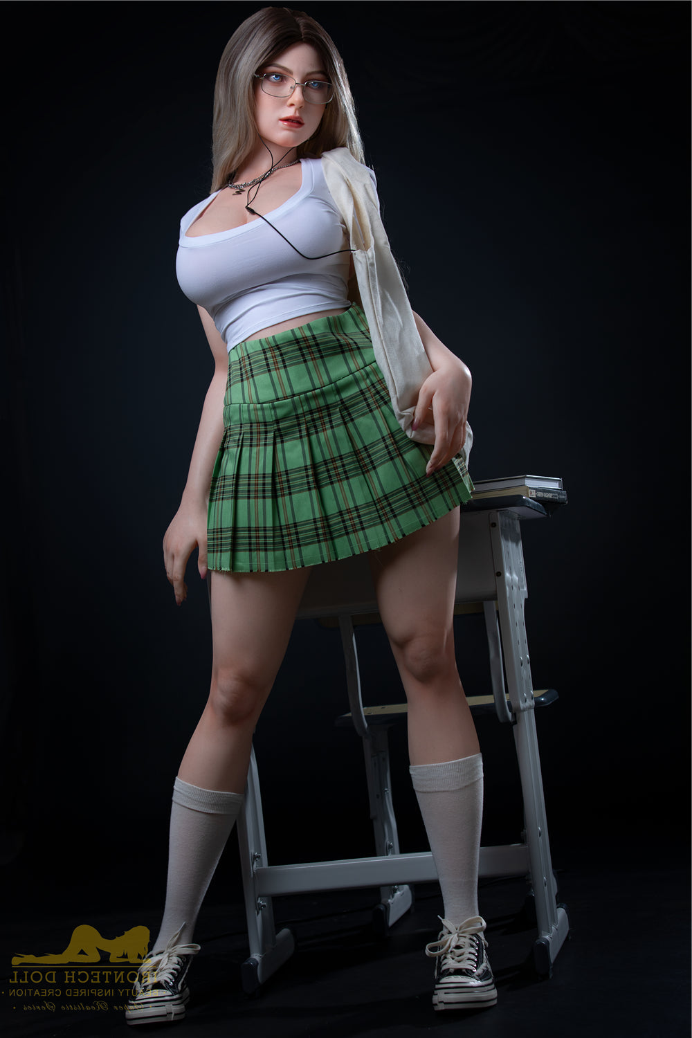 US In Stock - 165cm/5ft5 G-cup Silicone Sex Doll - S29 Fenny Natural Irontech