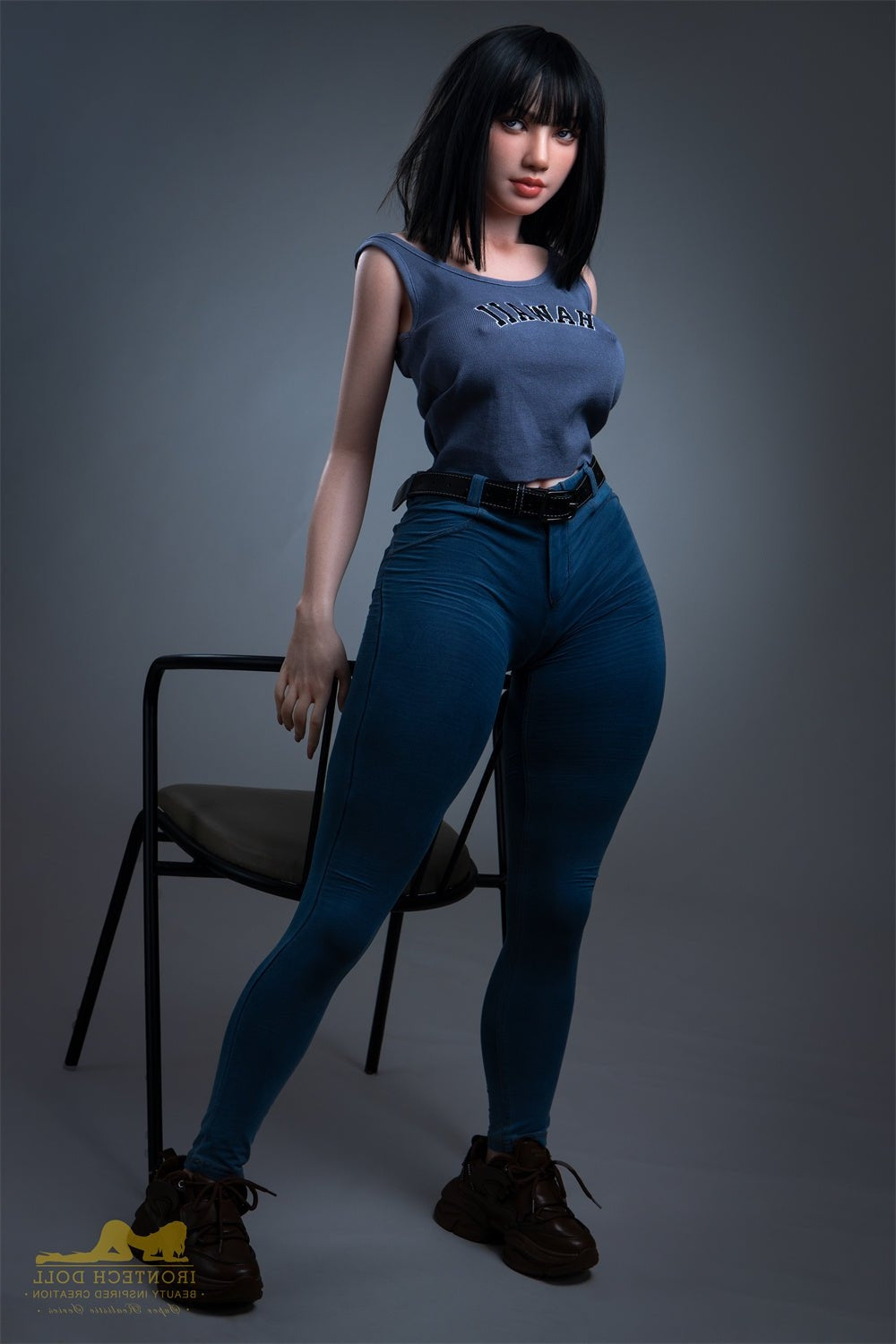 153cm/5ft F-Cup Korean Big Tits Silicone Lady Sex Doll - S30 Rita Irontech