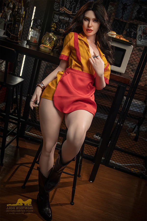 164cm/5ft5 Big Boobs F-cup Silicone Sex Doll - S19 Natural Irontech