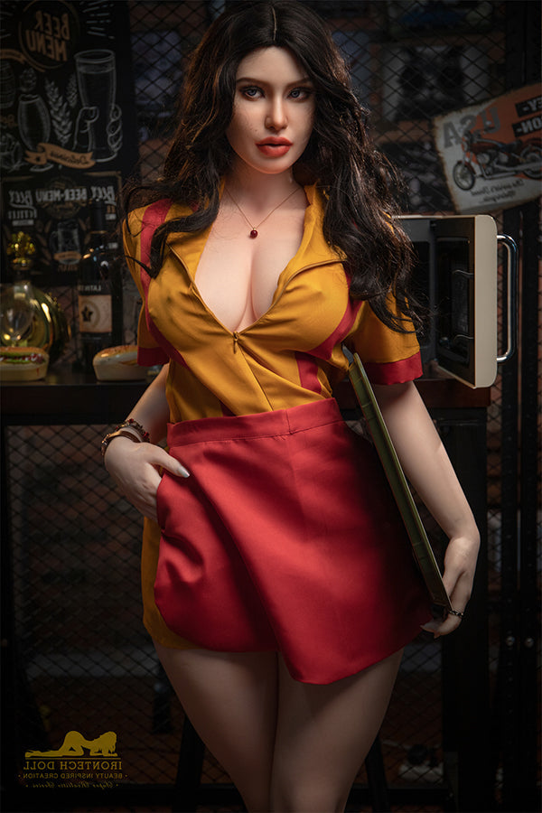 164cm/5ft5 Big Boobs F-cup Silicone Sex Doll - S19 Natural Irontech
