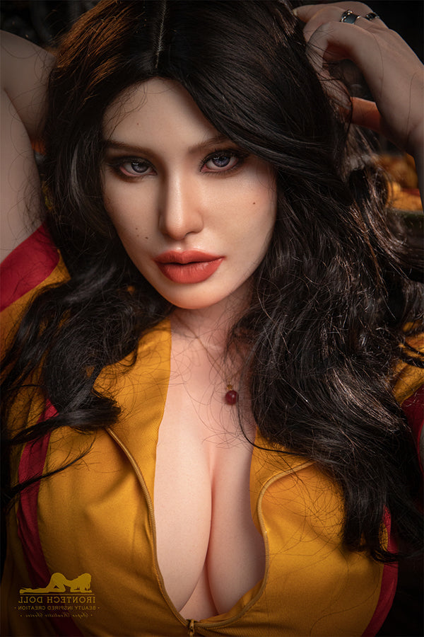 164cm/5ft5 Big Boobs F-cup Silicone Sex Doll - S19 Natural Irontech