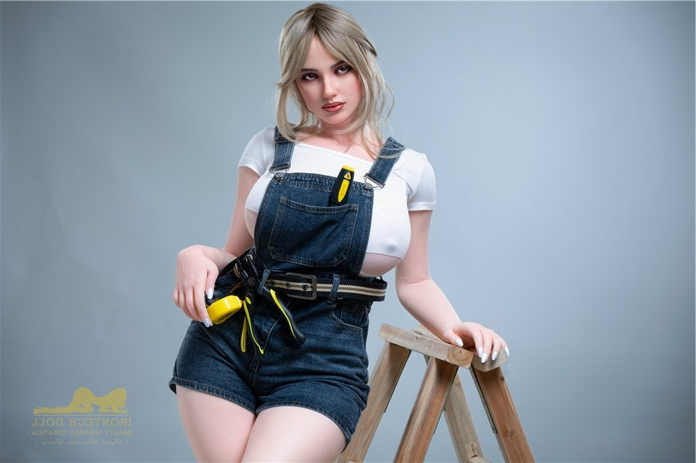160cm/5ft3 I-cup Fat BBW Big Booty Boobs Silicone Sex Doll – S17 Luna Torso Irontech