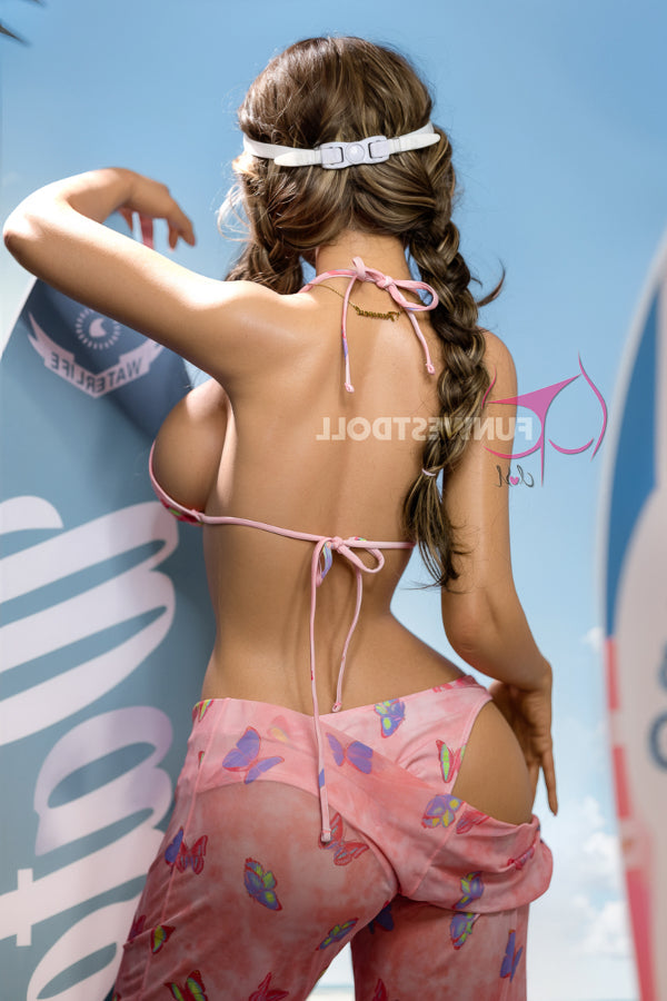 Us In Stock 160cm 5 4 E Cup Most Sexy Silicone Sex Doll With Big Boobs 027s Wheat Jasmine - E-cup Torso Funwest