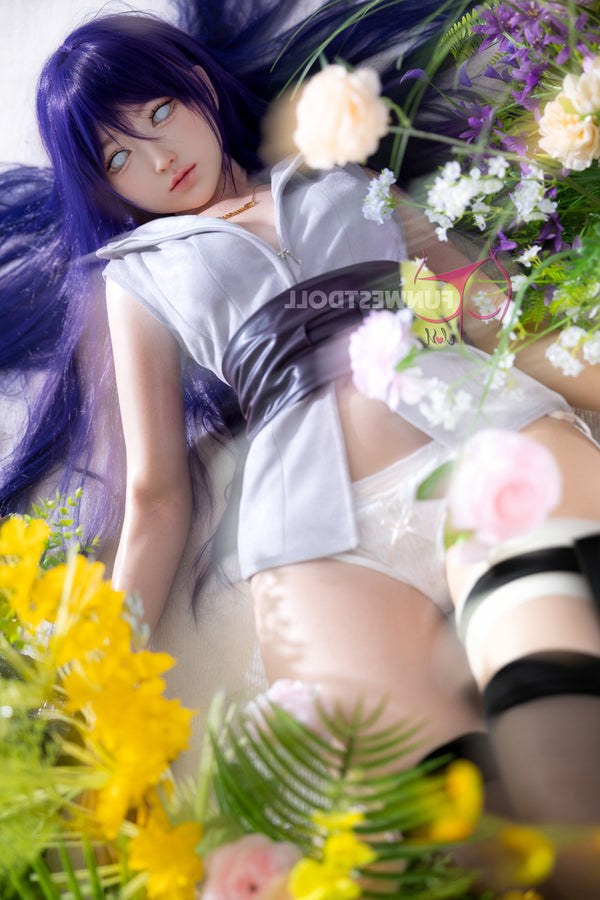 Us In Stock 159cm 5ft3 A Cup Silicone Japanese Sex Doll 041s White Amy Fsd029 - A-cup Torso Funwest