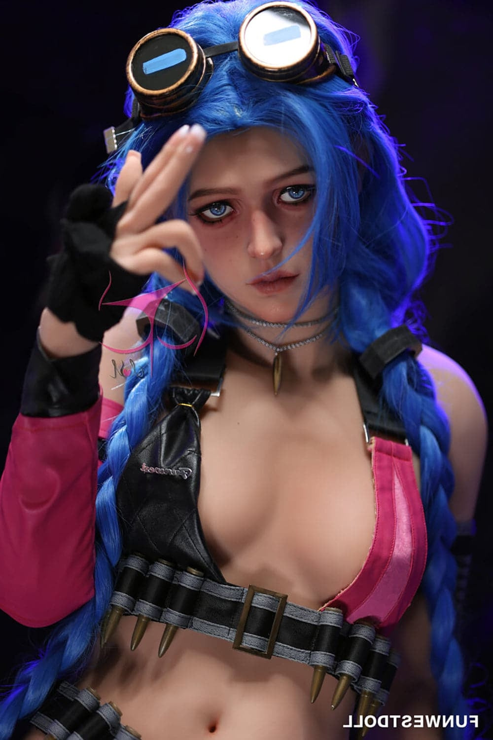 159cm/5ft3 A-Cup Skinny Cosplay Creampie TPE Sex Doll Funwest