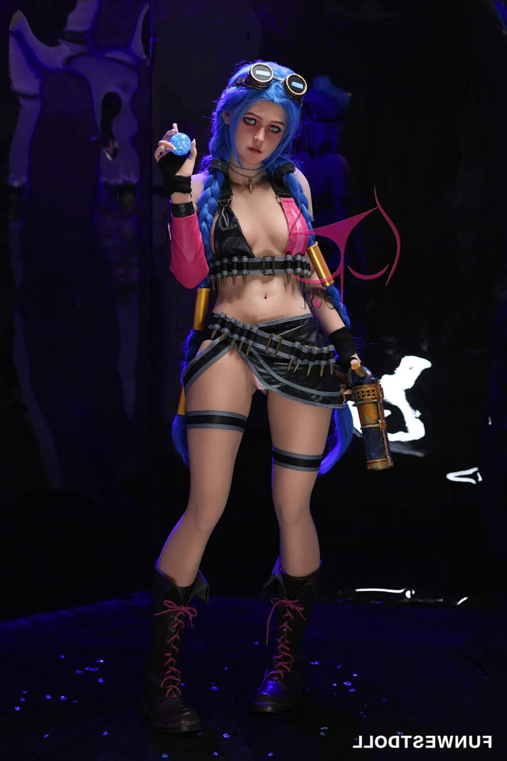 159cm/5ft3 A-Cup Skinny Cosplay Creampie TPE Sex Doll Funwest