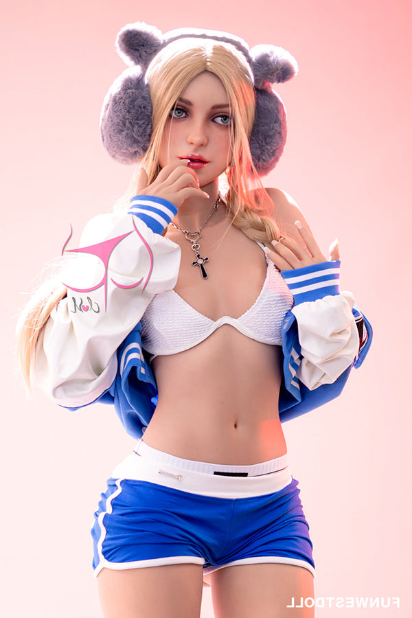 US In Stock - 159cm/5ft3 A-cup Cosplay TPE Sex Doll - #031 Eudora Funwest