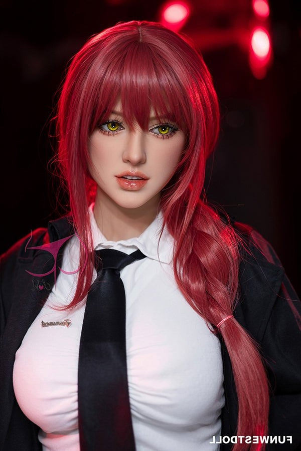 162cm/5ft4 F-cup Game Cosplay Makima | Nikke Goddess of Victory Anime Torso TPE Funwest Doll