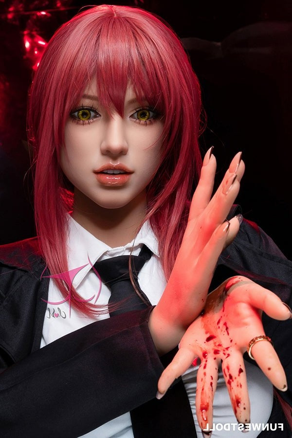 162cm/5ft4 F-cup Game Cosplay Makima | Nikke Goddess of Victory Anime Torso TPE Funwest Doll